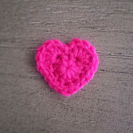Heart Applique Crochet Pattern