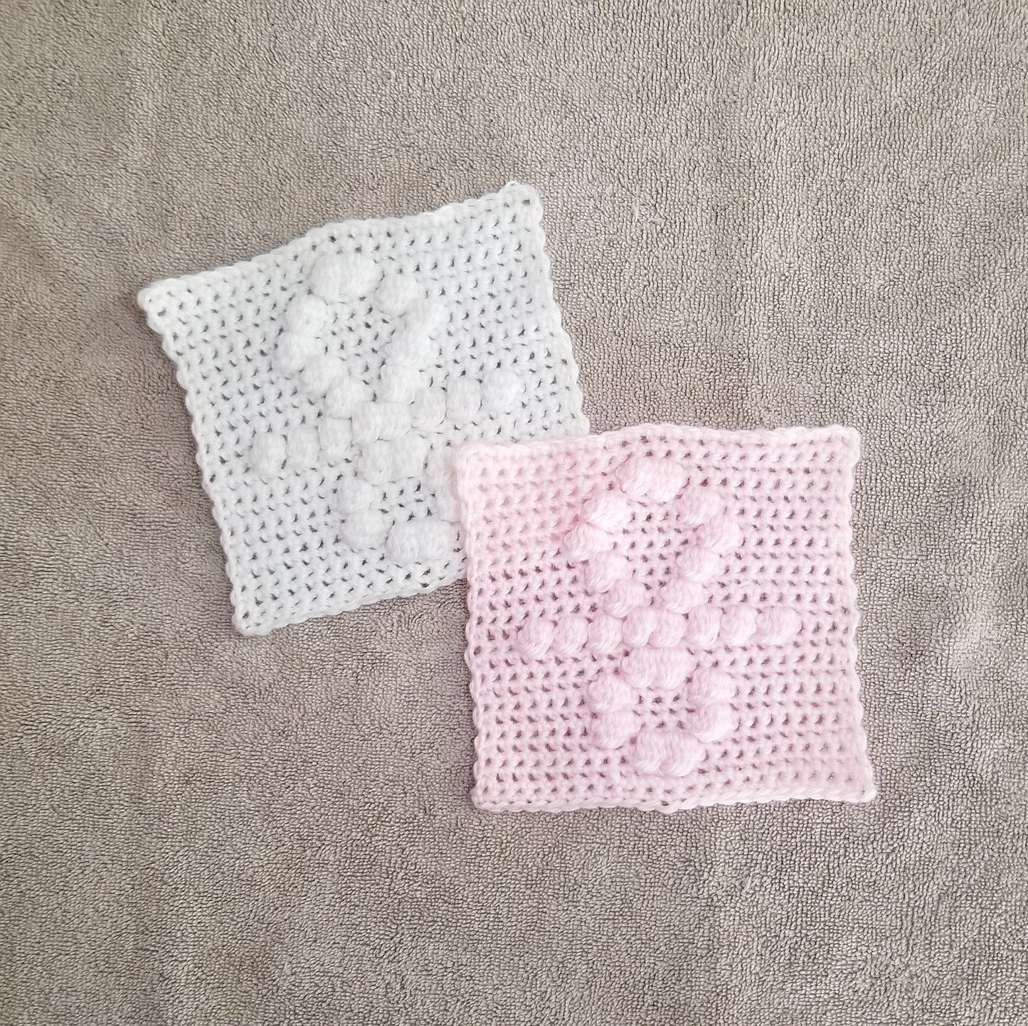 Pacifier Bobble Afghan Square Crochet Pattern, PDF Digital Download