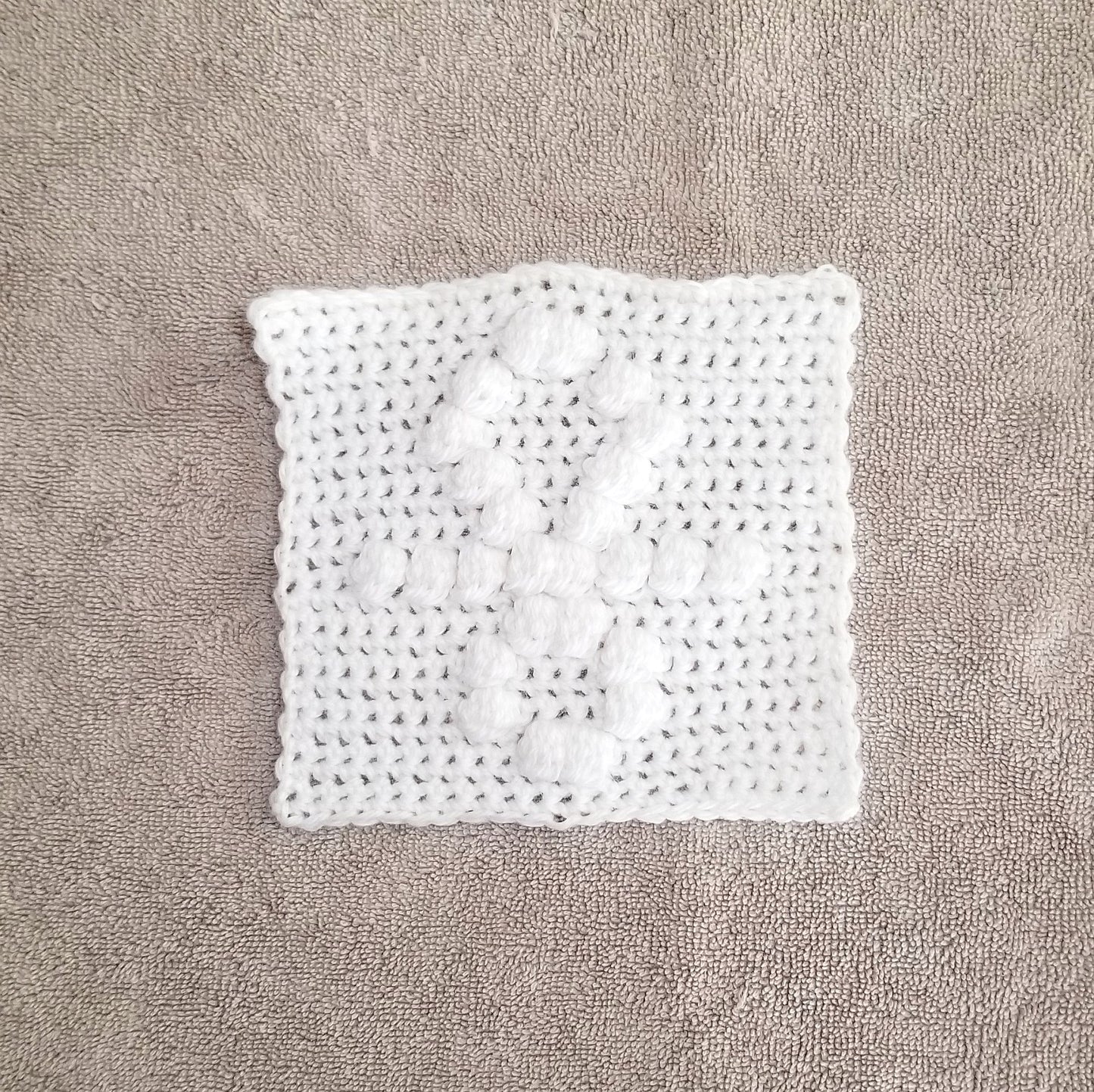 Pacifier Bobble Afghan Square Crochet Pattern, PDF Digital Download
