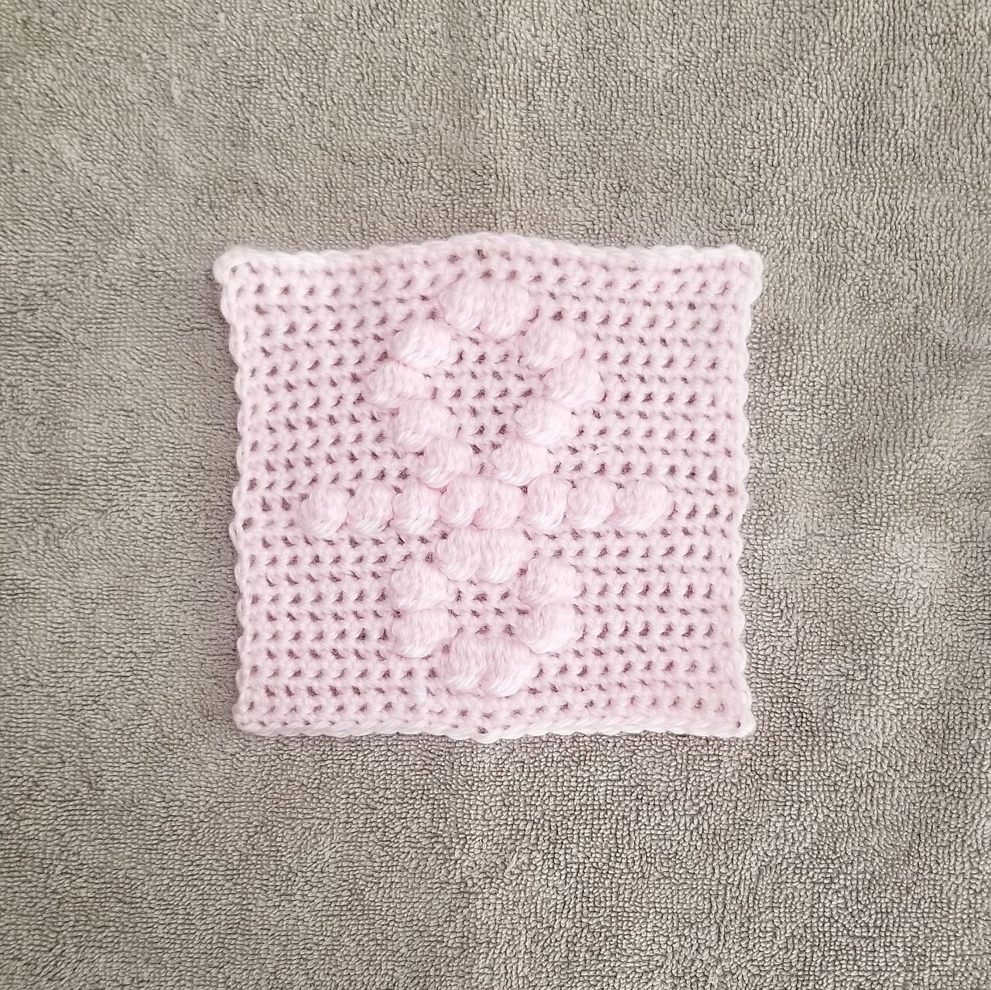 Pacifier Bobble Afghan Square Crochet Pattern, PDF Digital Download