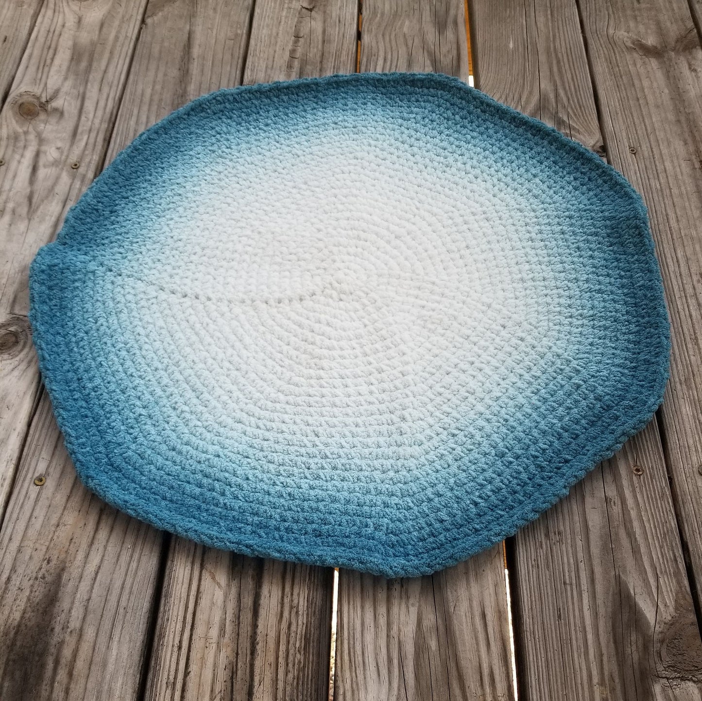 Round Blended Rug Crochet Pattern, PDF Download