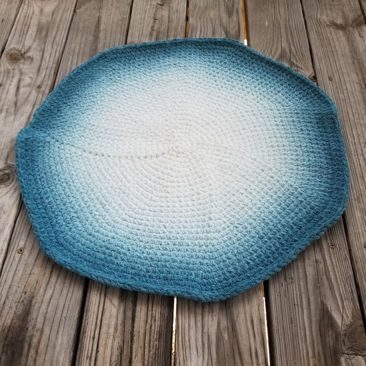 Round Blended Rug Crochet Pattern, PDF Download
