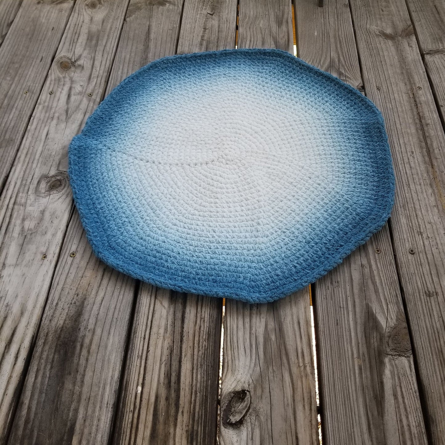 Round Blended Rug Crochet Pattern, PDF Download
