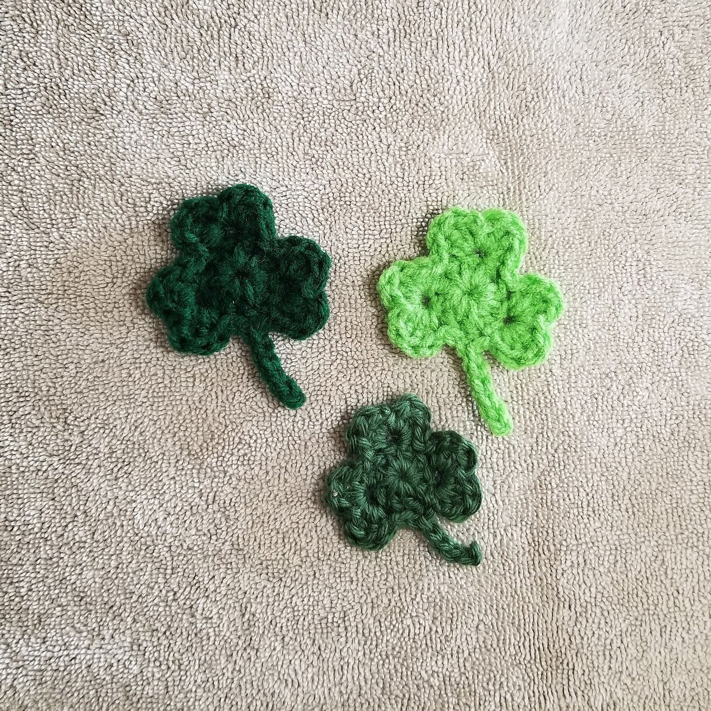 Shamrock Applique Crochet Pattern, PDF Digital Download