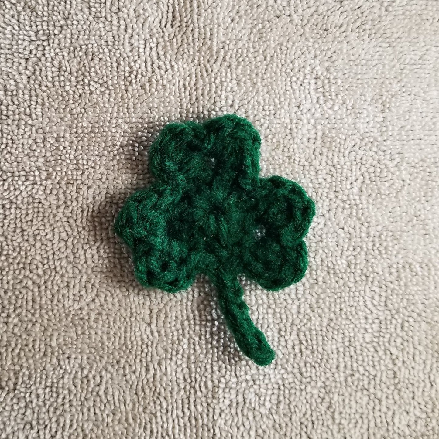 Shamrock Applique Crochet Pattern, PDF Digital Download