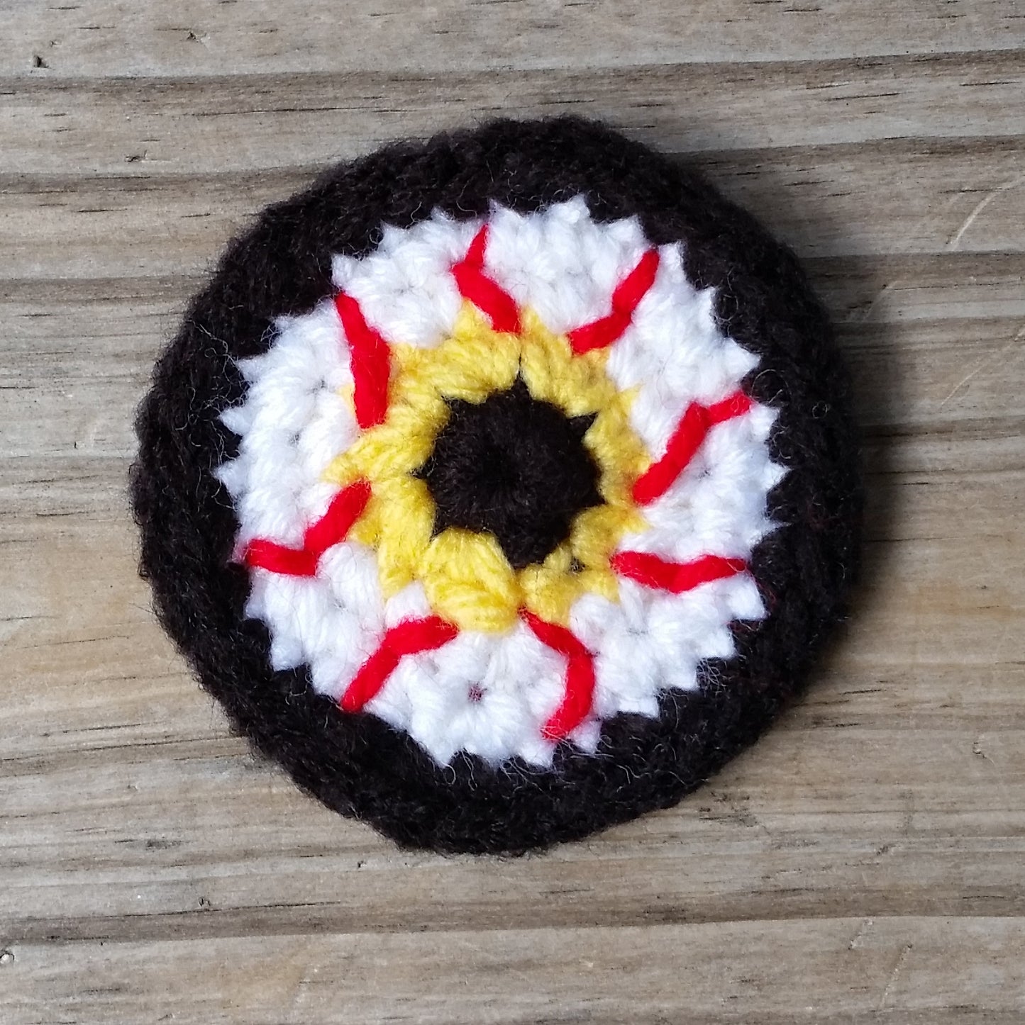 Bloodshot Eyeball Crochet Pattern PDF
