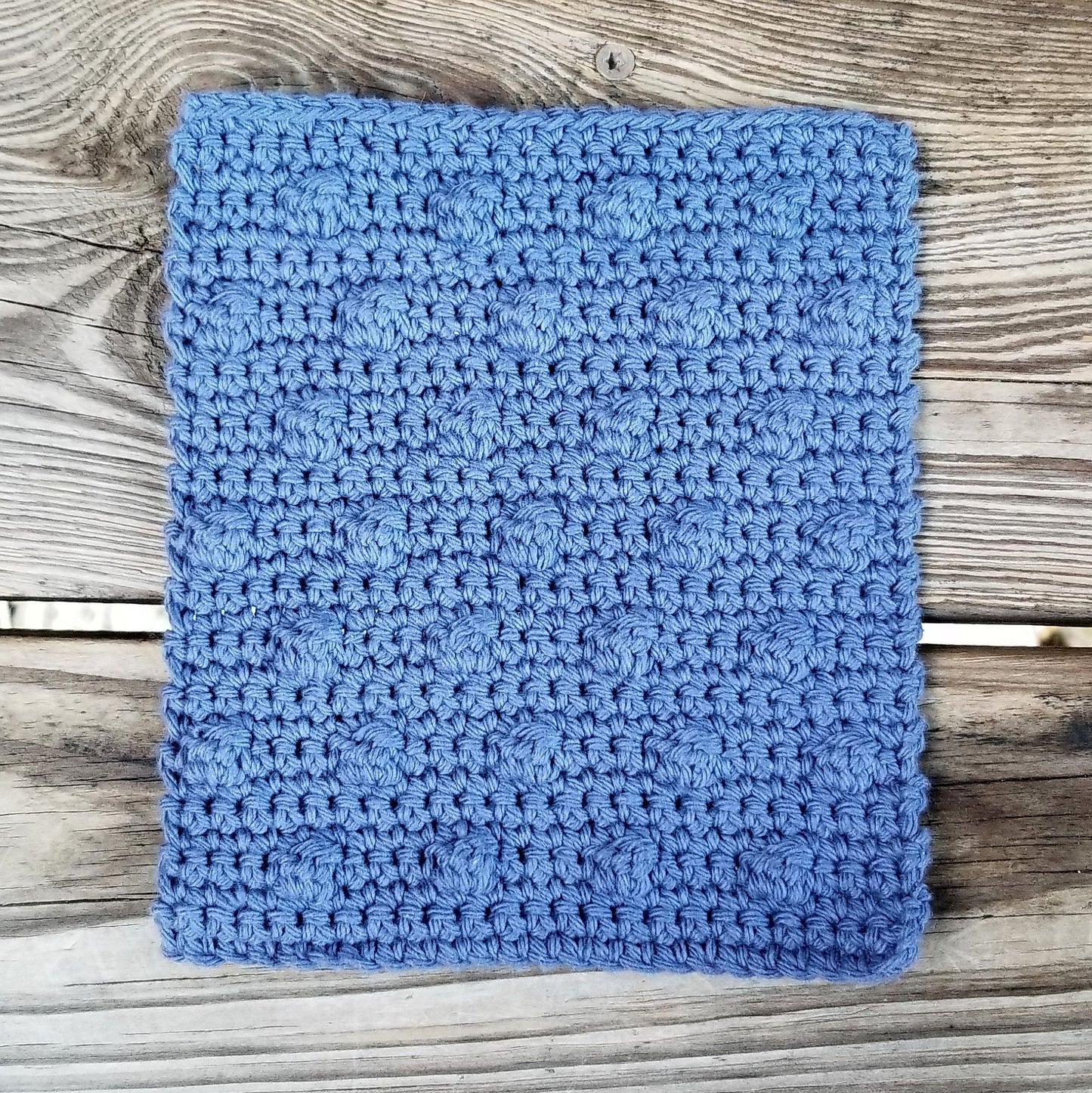 Bobble Dishcloth Crochet Pattern PDF