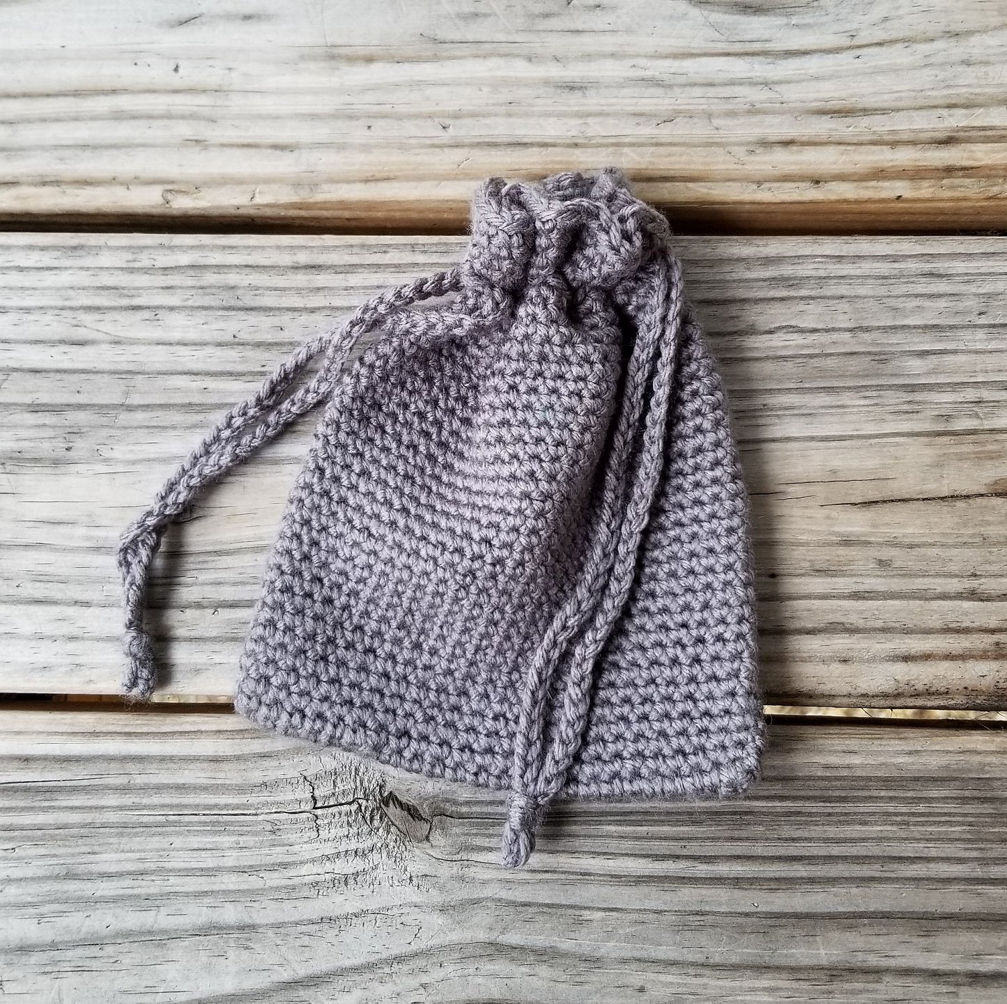 Drawstring Bag Crochet Pattern PDF