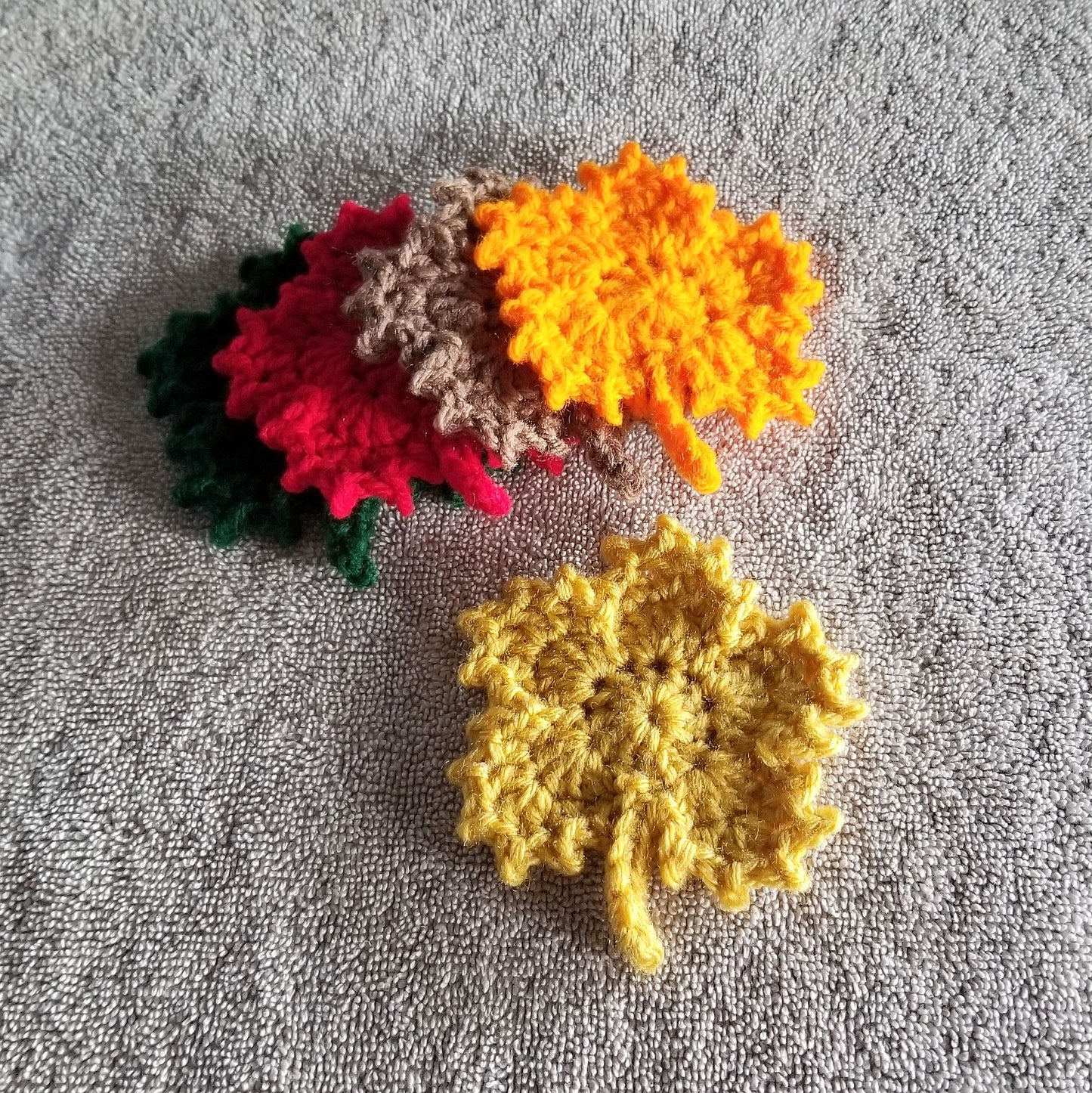 Maple Leaf Applique Crochet Pattern, PDF Digital Download