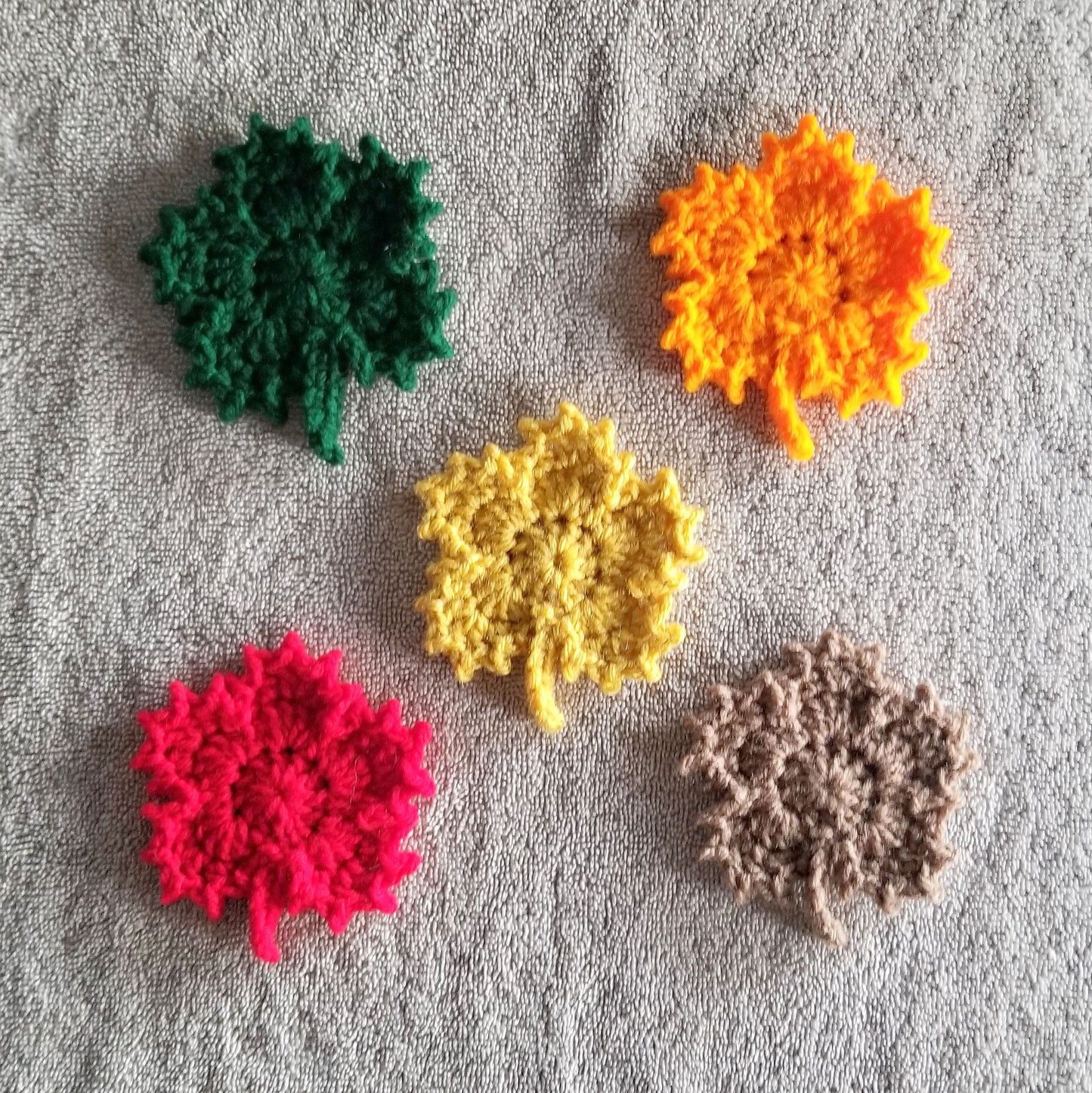 Maple Leaf Applique Crochet Pattern, PDF Digital Download