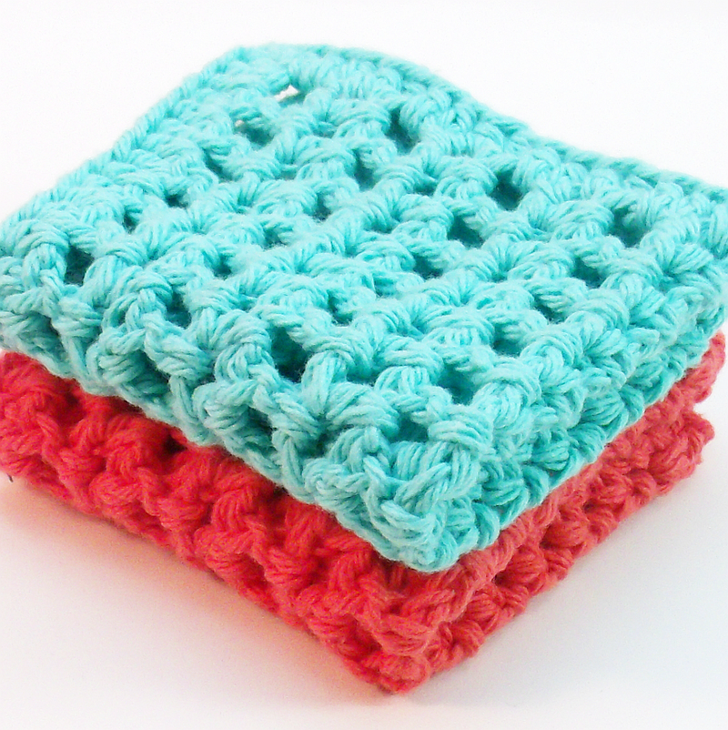 Mesh Dishcloth Crochet Pattern PDF