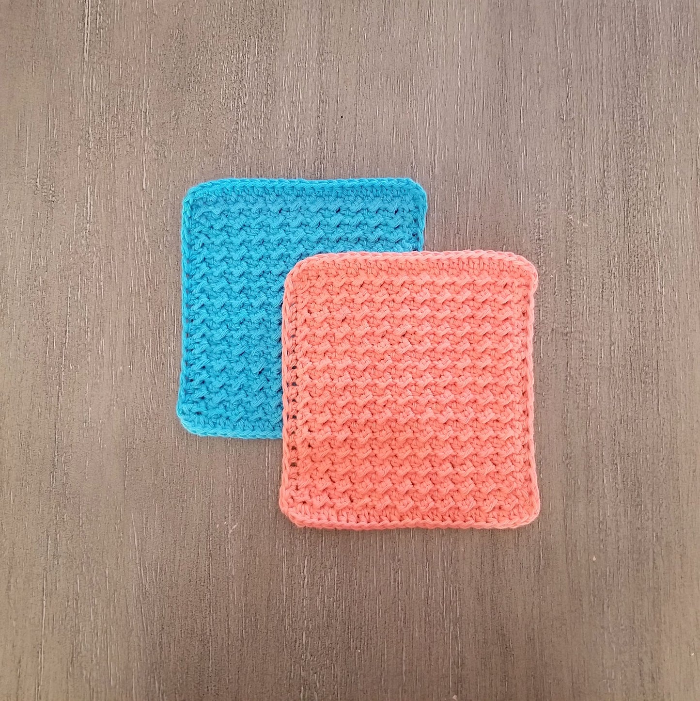 Moss Stitch Dishcloth Crochet Pattern, PDF Digital Download