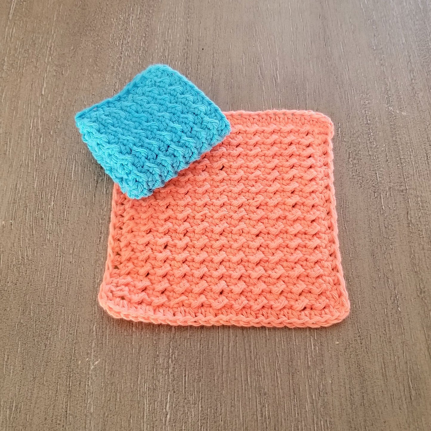 Moss Stitch Dishcloth Crochet Pattern, PDF Digital Download