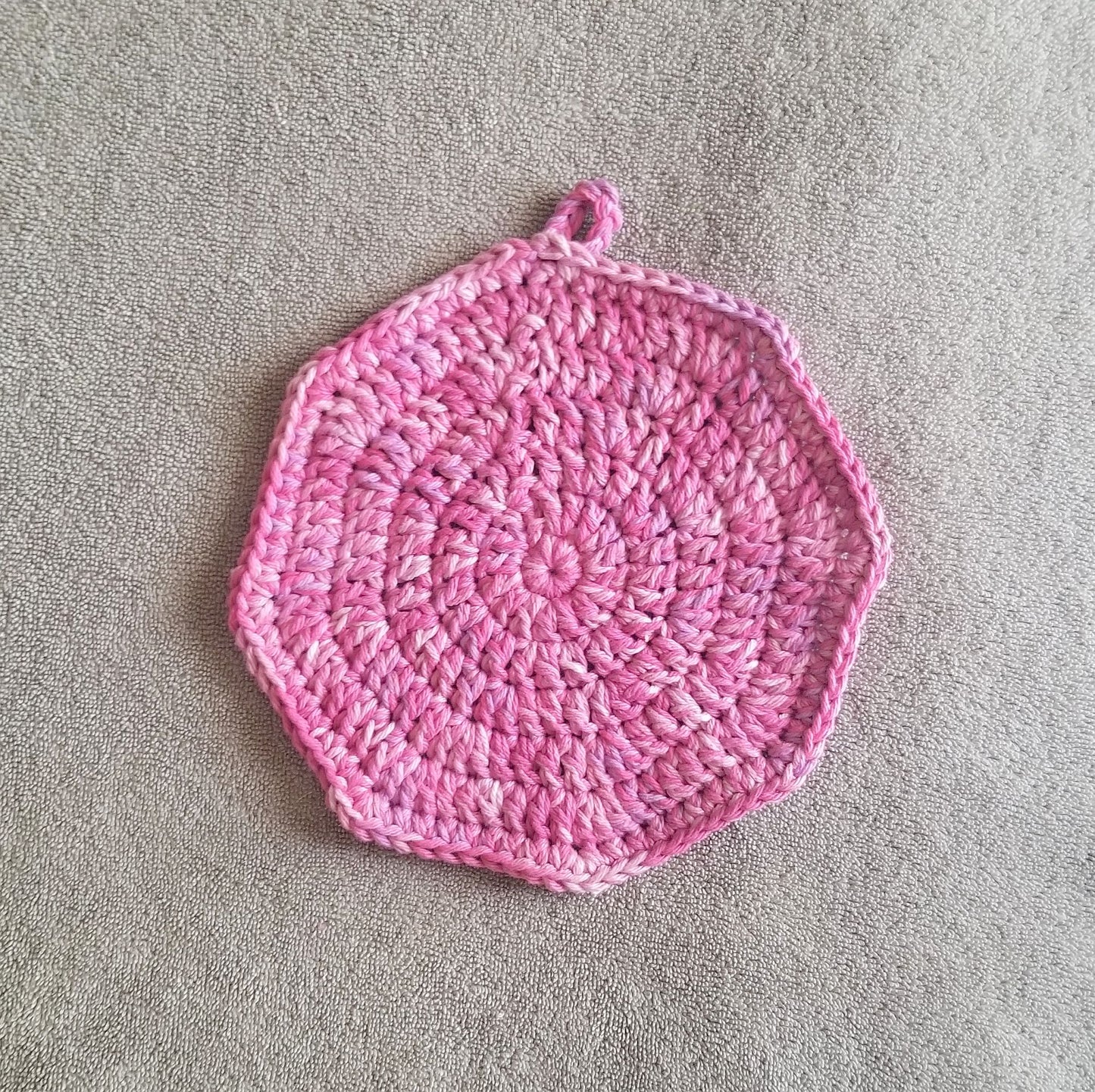 Octagon Potholder Crochet Pattern, PDF Digital Download