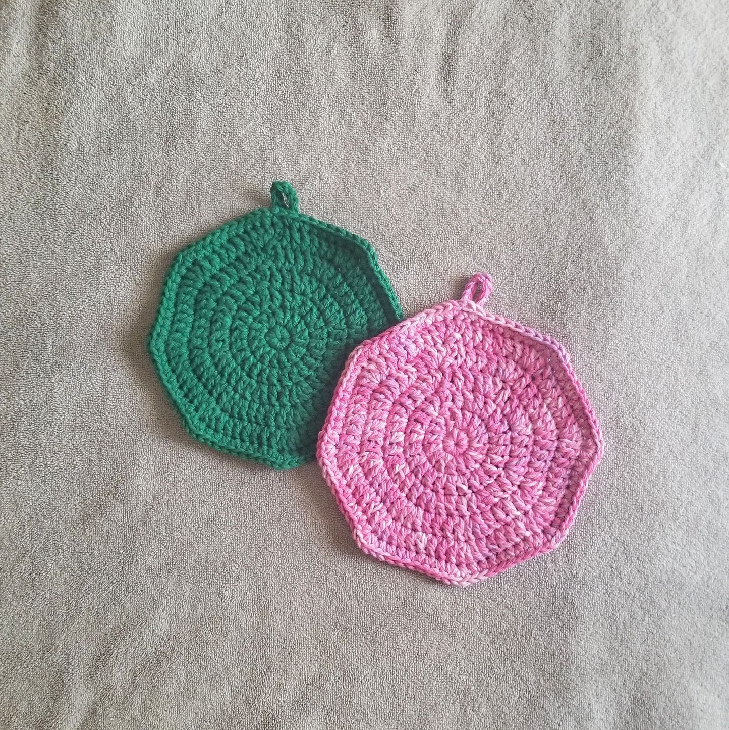 Octagon Potholder Crochet Pattern, PDF Digital Download