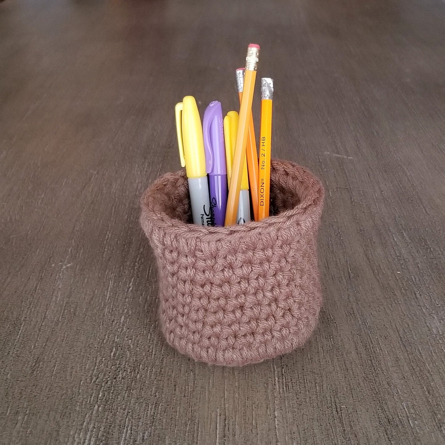 Pen Holder Crochet Pattern, PDF Digital Download