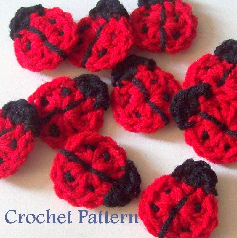 Ladybug Crochet Pattern PDF