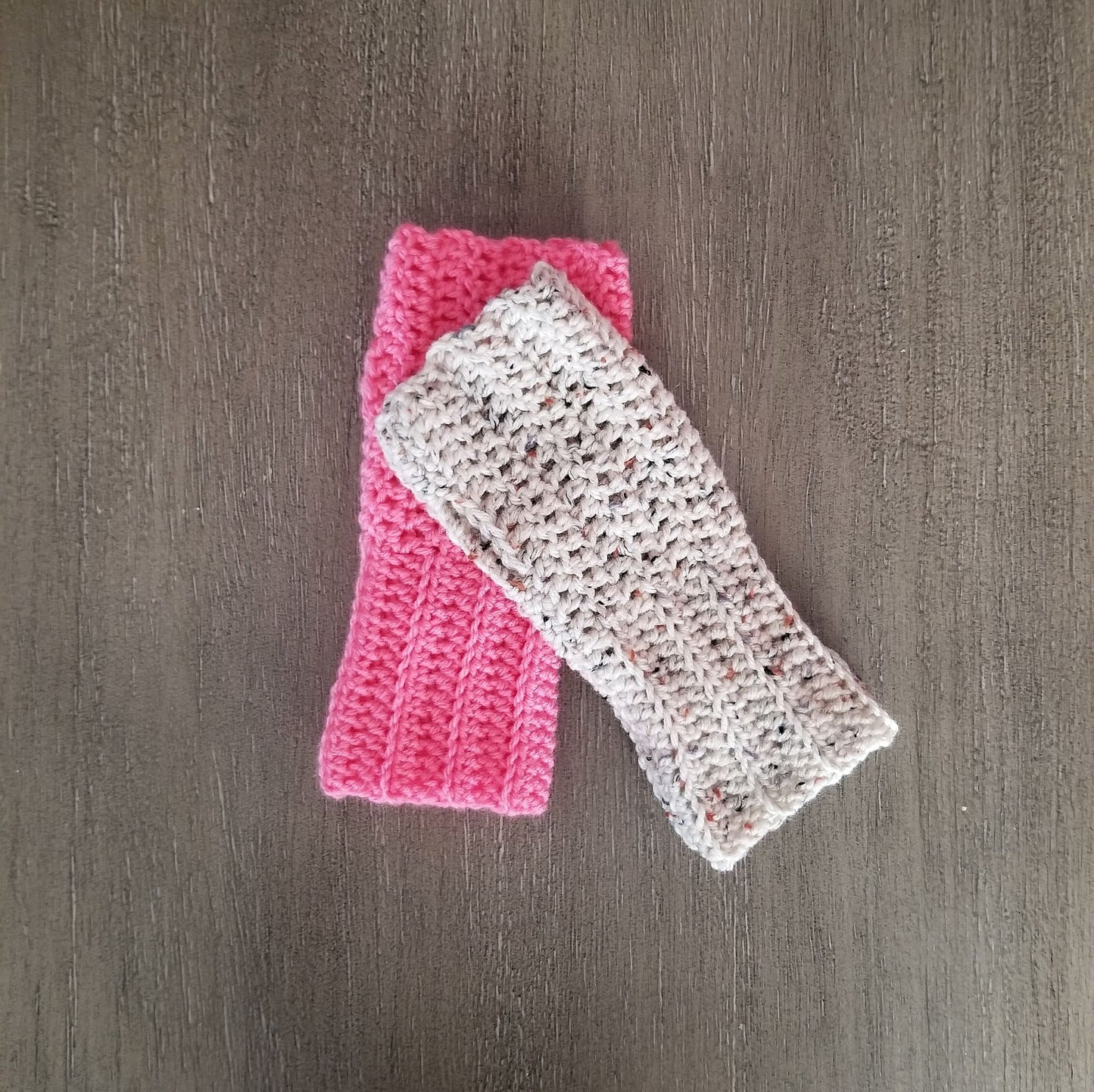 Ribbed Fingerless Gloves Crochet Pattern PDF