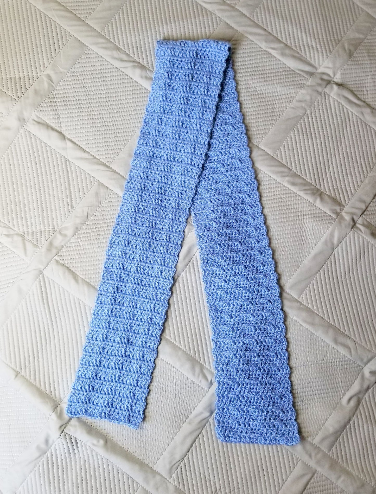 Ribbed Scarf Crochet Pattern, PDF Digital Download
