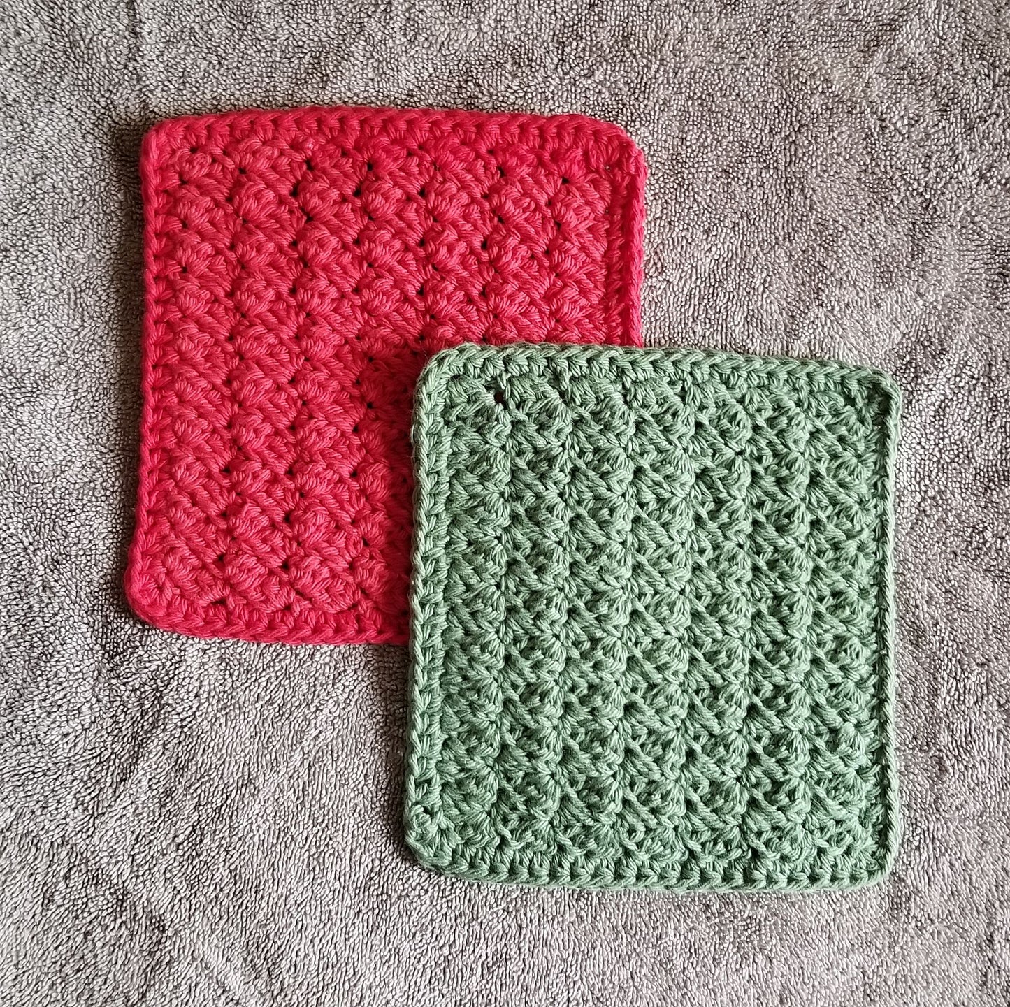 Sedge Stitch Dishcloth Crochet Pattern, PDF Digital Download