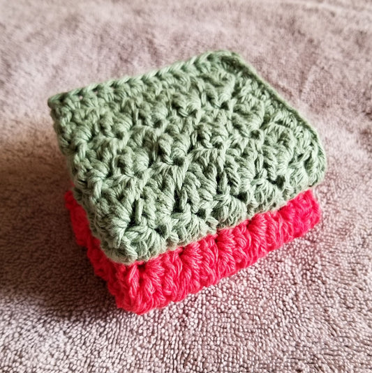 Sedge Stitch Dishcloth Crochet Pattern, PDF Digital Download