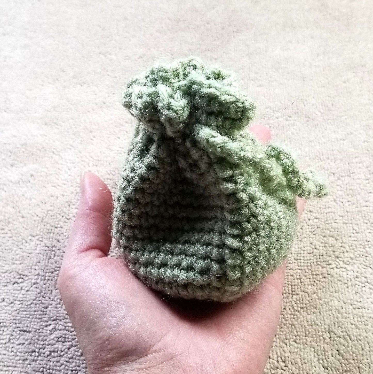Small Drawstring Bag Crochet Pattern, PDF Digital Download