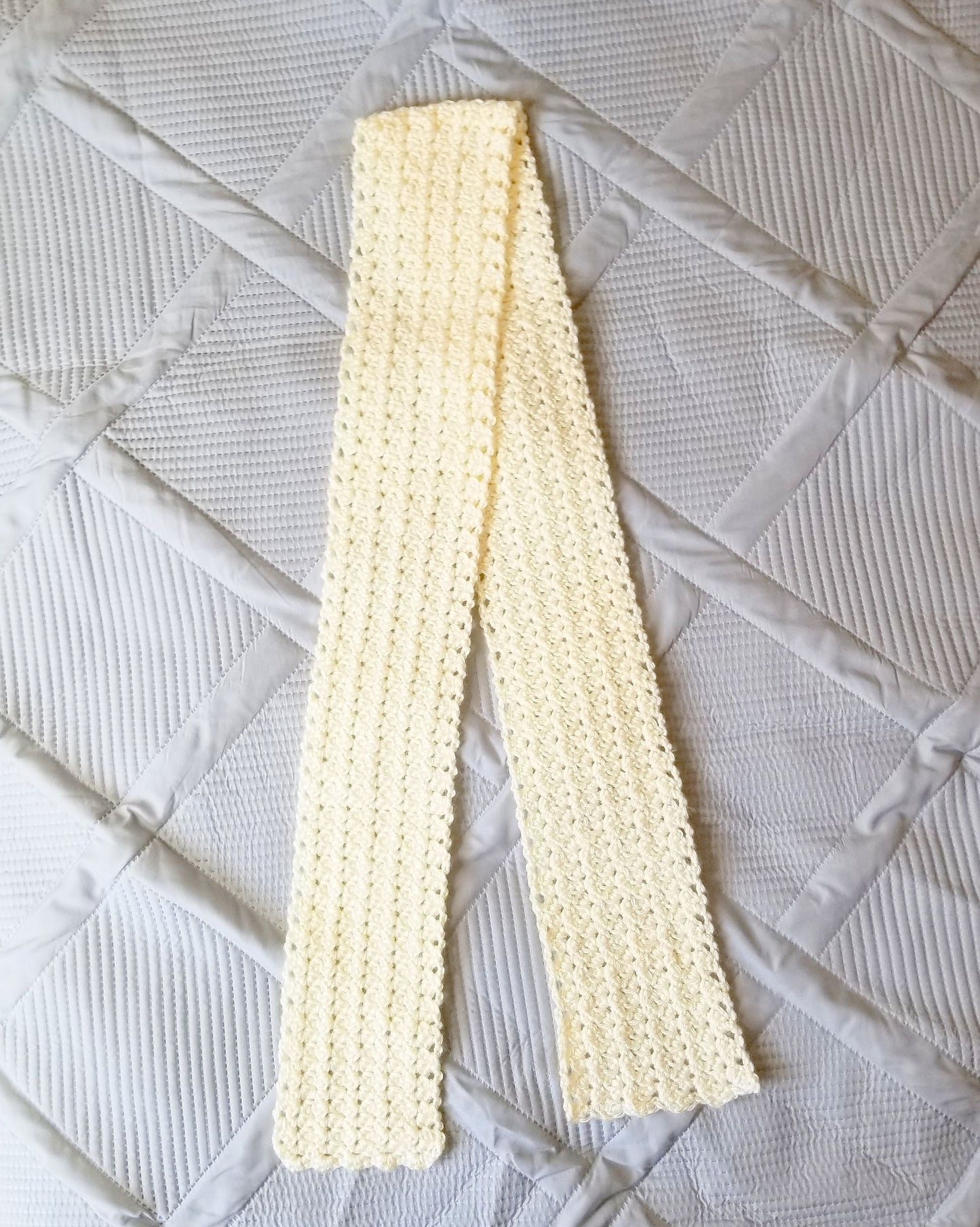 Sprig Scarf Crochet Pattern, PDF Digital Download