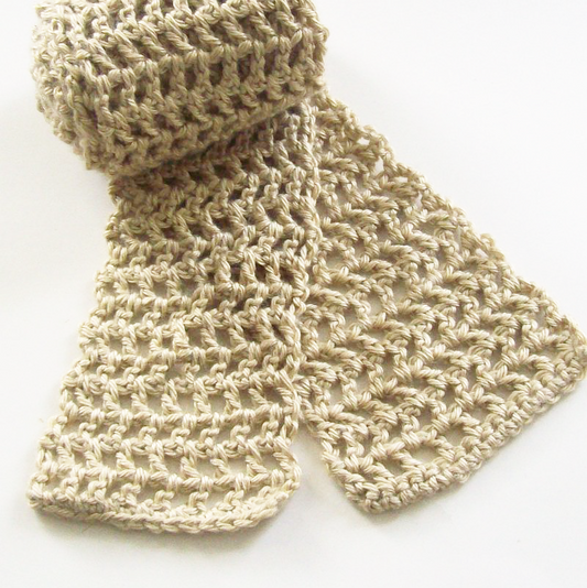 Skinny Scarf Crochet Pattern PDF