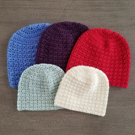 Textured Hat Crochet Pattern, PDF Digital Download