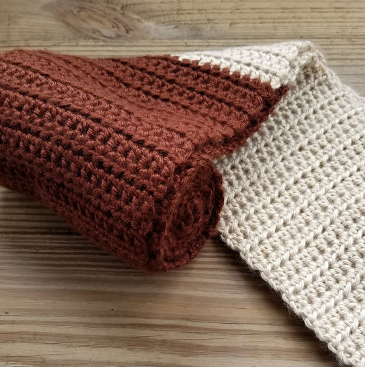 Two-Toned Scarf Crochet Pattern PDF