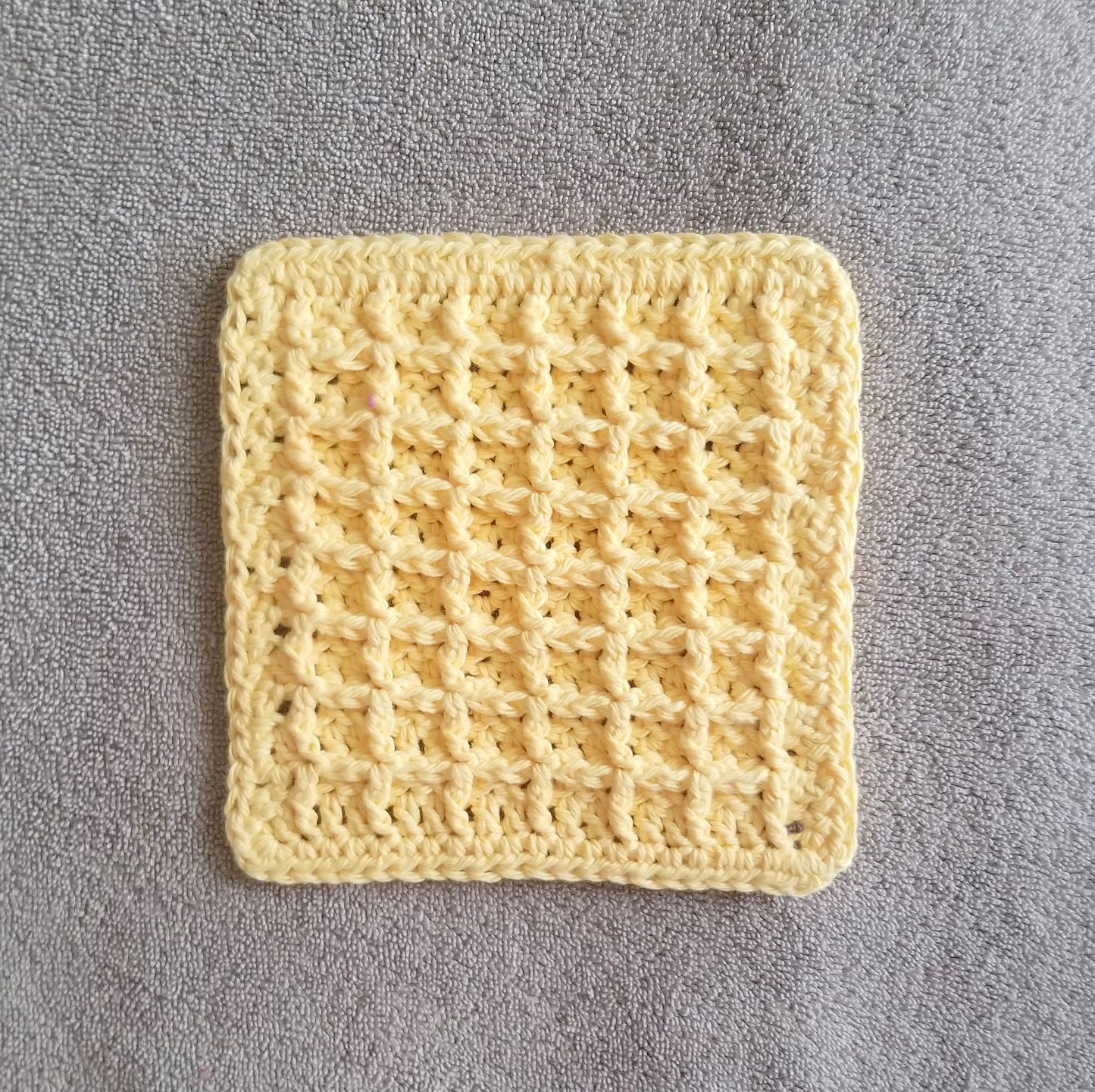Waffle Stitch Dishcloth Crochet Pattern, PDF Digital Download