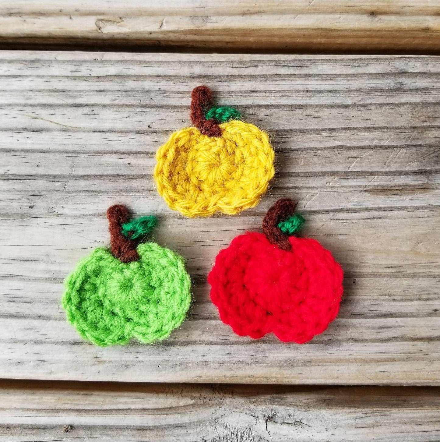 Apple Applique Crochet Pattern PDF