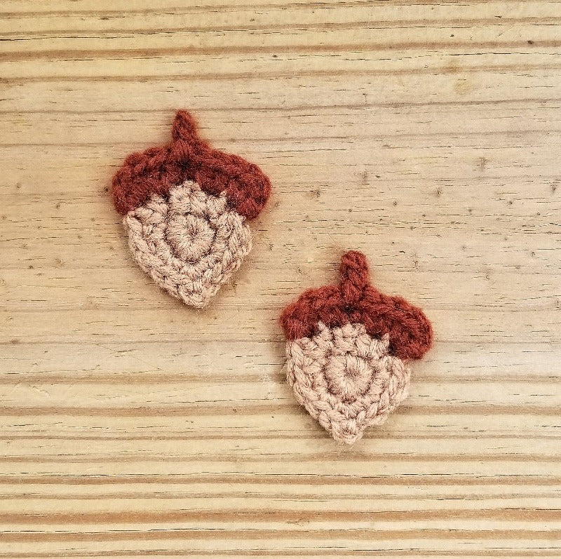 Acorn Applique Crochet Pattern PDF