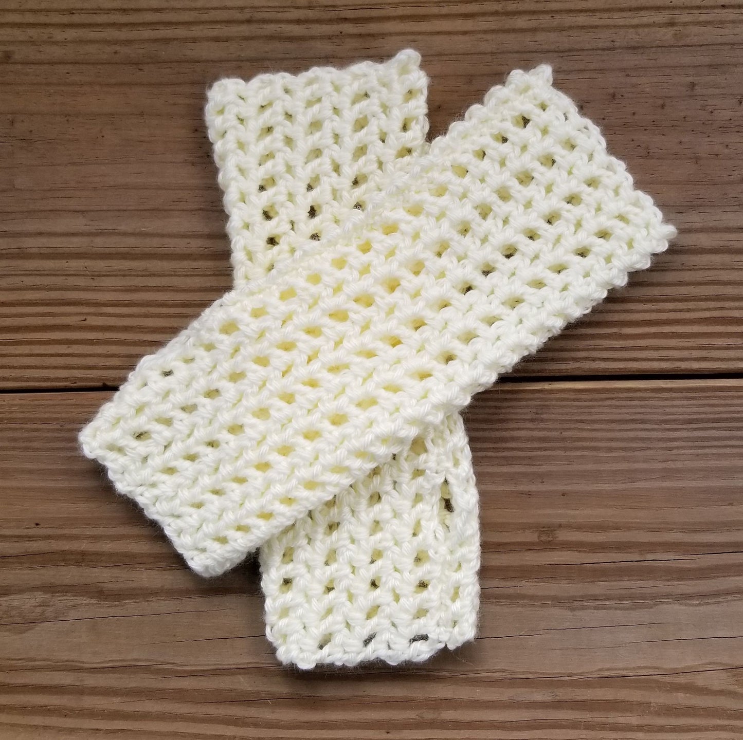 Mesh Fingerless Gloves Crochet Pattern, PDF Digital Download