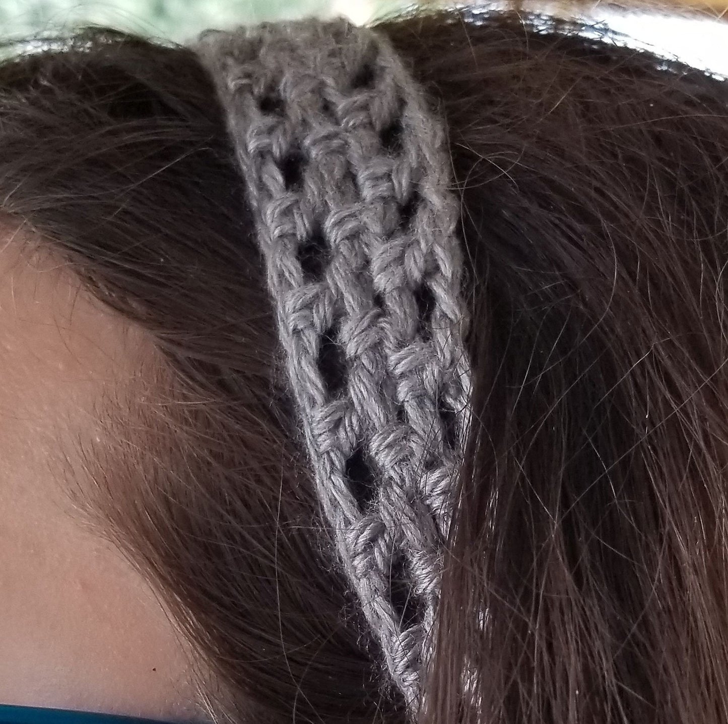Mesh Headband Crochet Pattern, PDF Digital Download