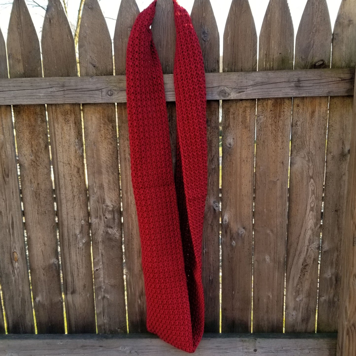 Textured Infinity Scarf Crochet Pattern, PDF Digital Download
