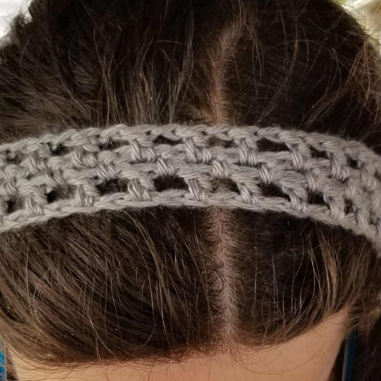 Mesh Headband Crochet Pattern, PDF Digital Download