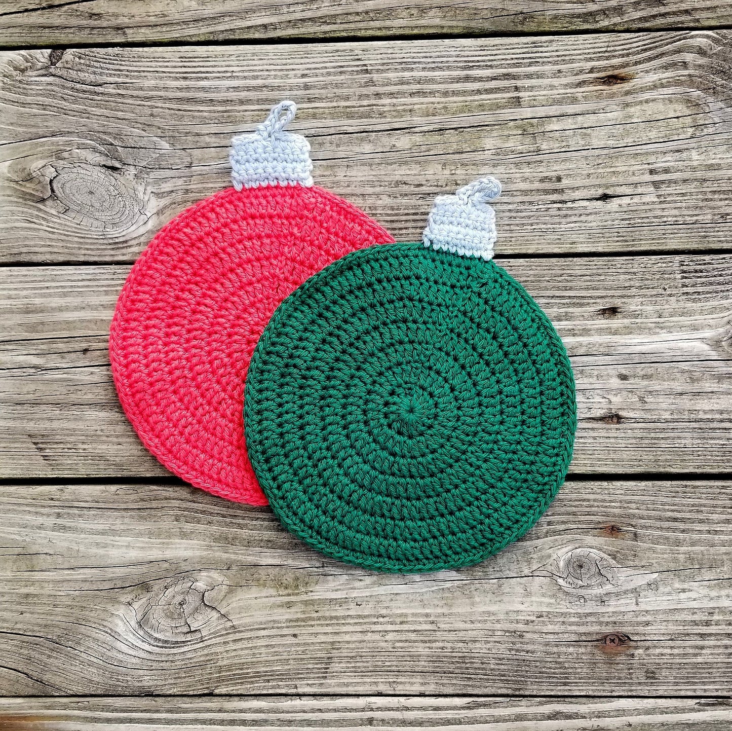 Ornament Potholder Crochet Pattern, PDF Digital Download