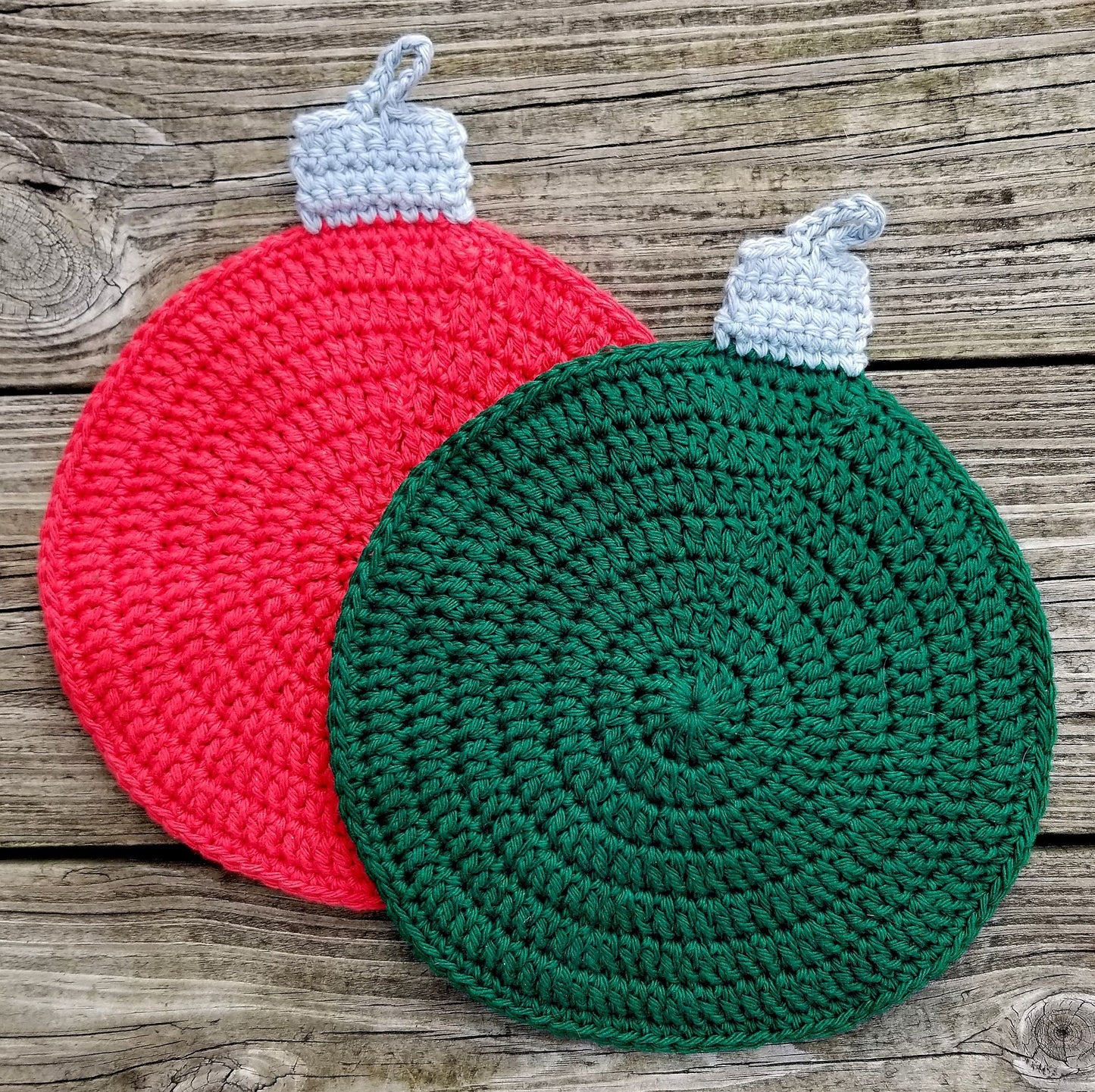 Ornament Potholder Crochet Pattern, PDF Digital Download