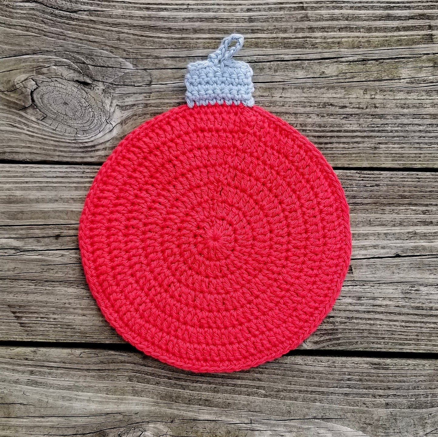 Ornament Potholder Crochet Pattern, PDF Digital Download