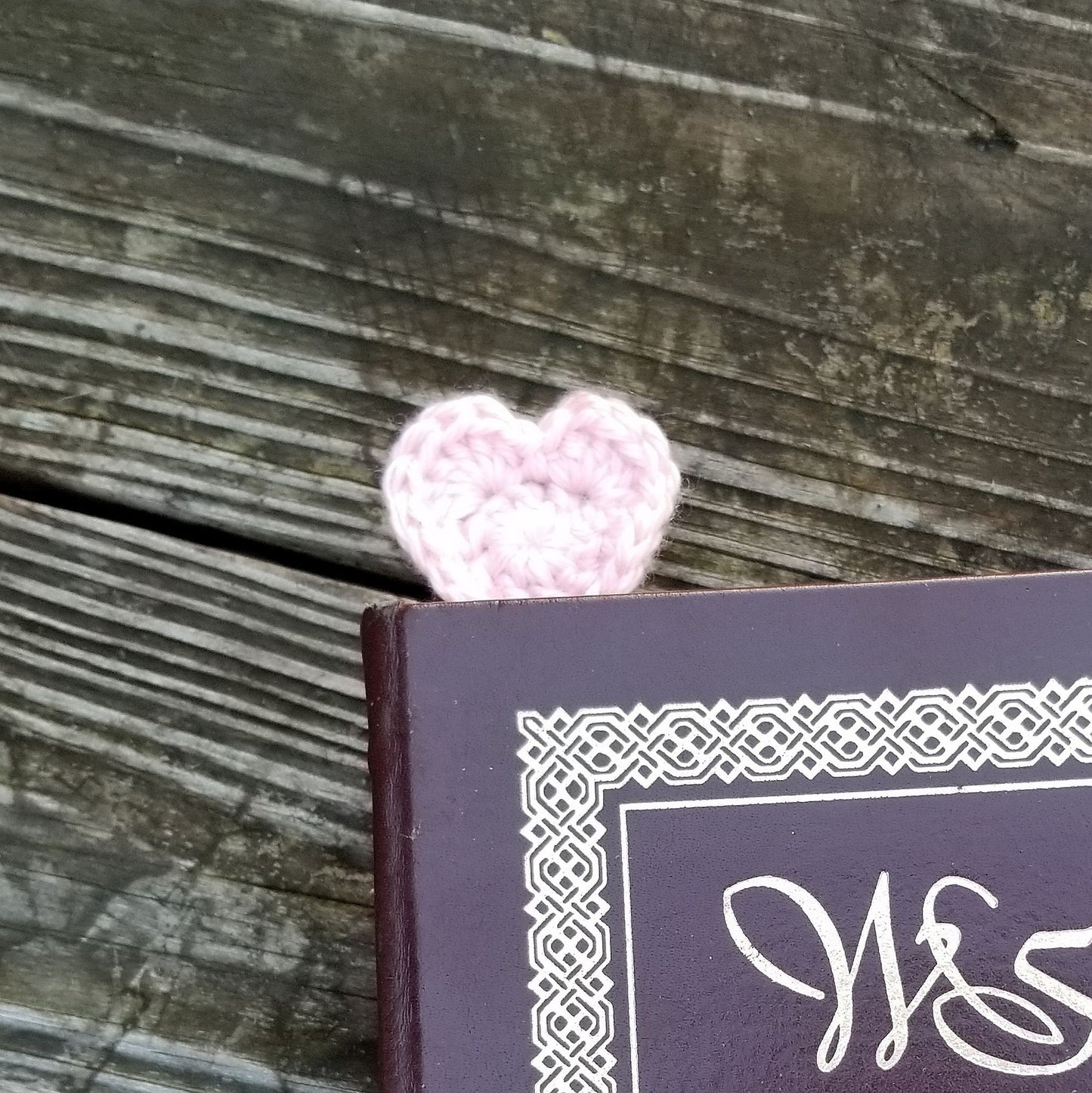 Heart Bookmark Crochet Pattern, PDF Digital Download