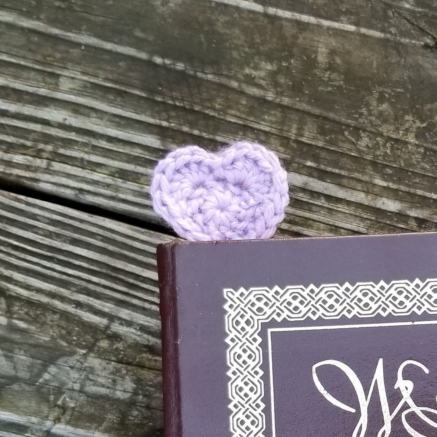 Heart Bookmark Crochet Pattern, PDF Digital Download