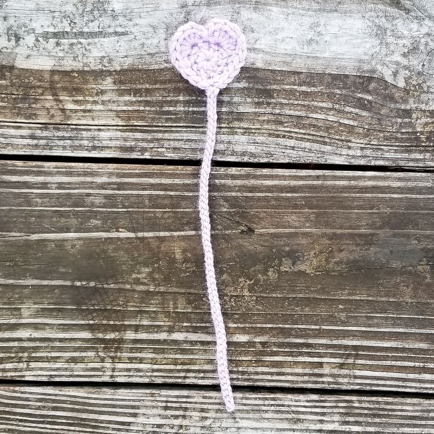Heart Bookmark Crochet Pattern, PDF Digital Download
