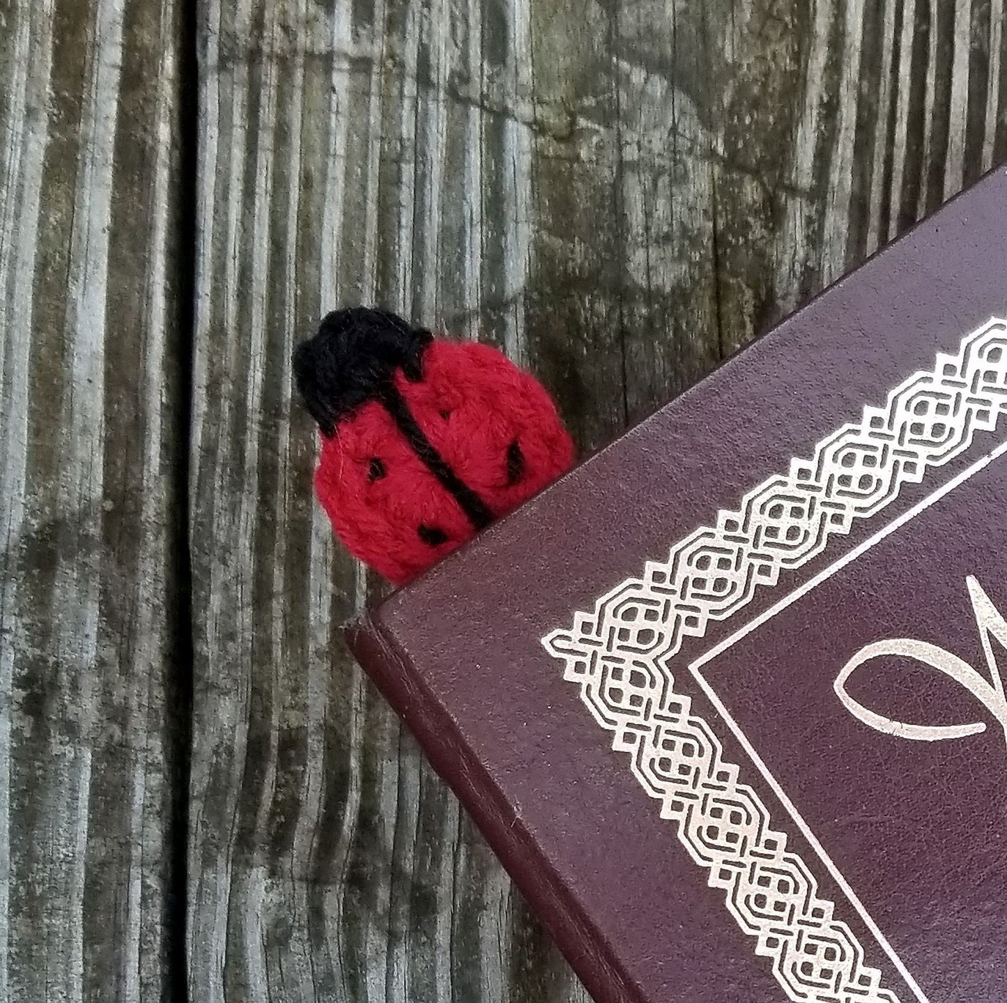 Ladybug Bookmark Crochet Pattern, PDF Digital Download