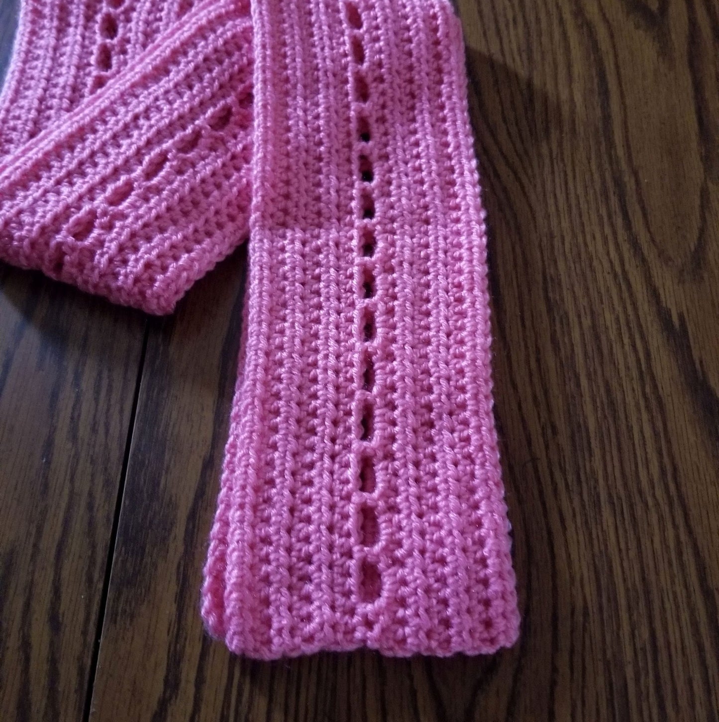 Windowed Scarf Crochet Pattern, PDF Digital Download