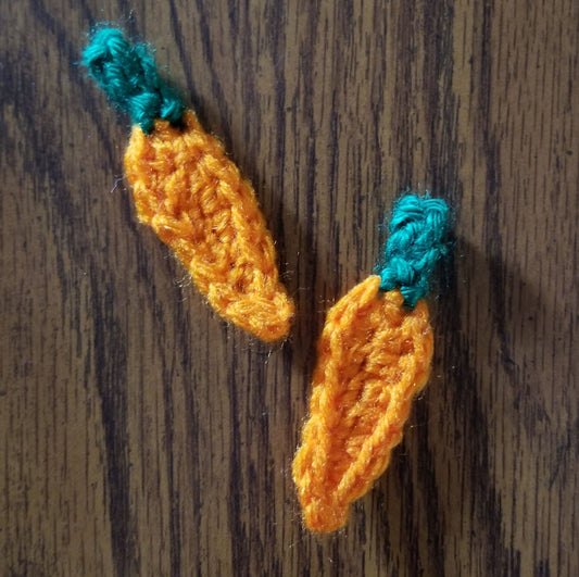 Carrot Applique Crochet Pattern, PDF Digital Download