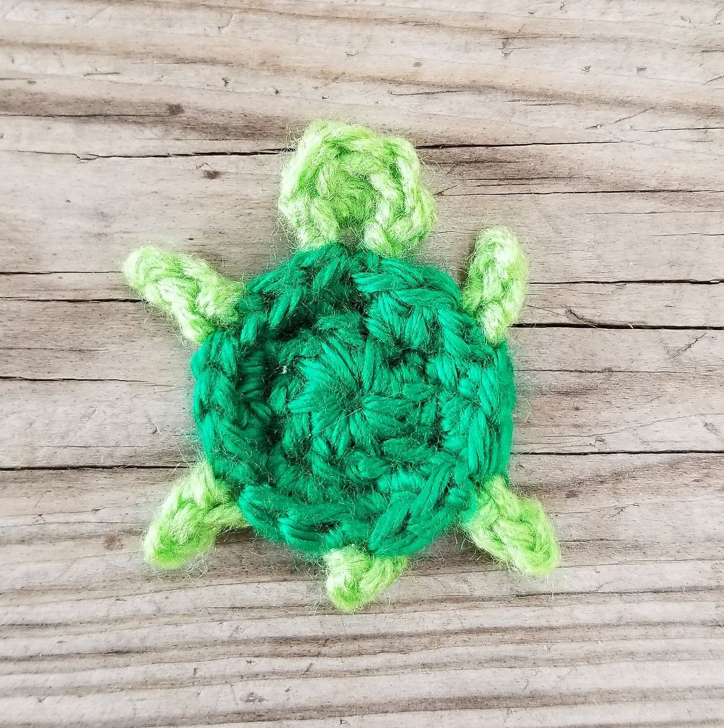 Turtle Applique Crochet Pattern, PDF Digital Download