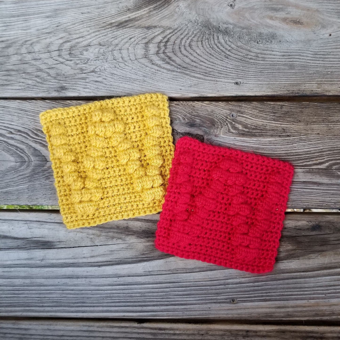 Letter W Bobble Afghan Square Crochet Pattern, PDF Digital Download