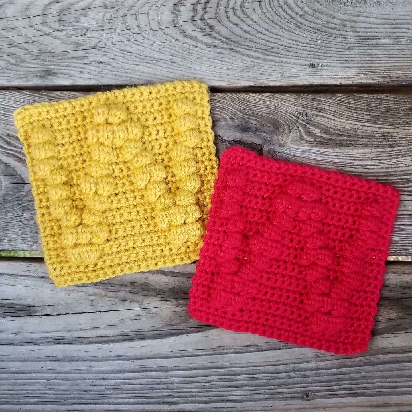 Letter W Bobble Afghan Square Crochet Pattern, PDF Digital Download