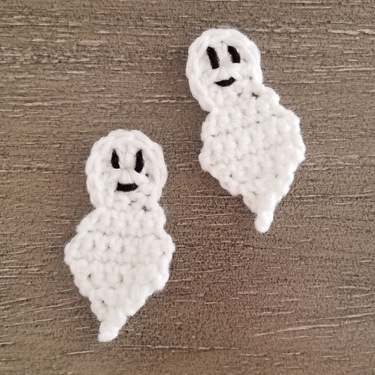 Ghost Applique Crochet Pattern, PDF Digital Download